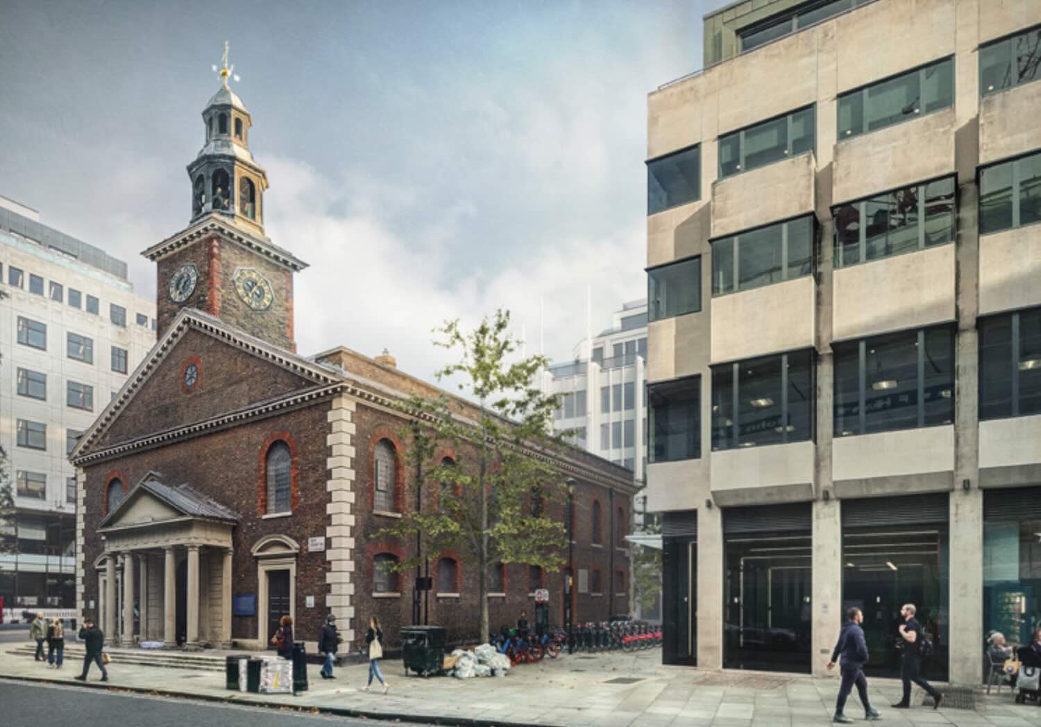 Existing view from Vere Street