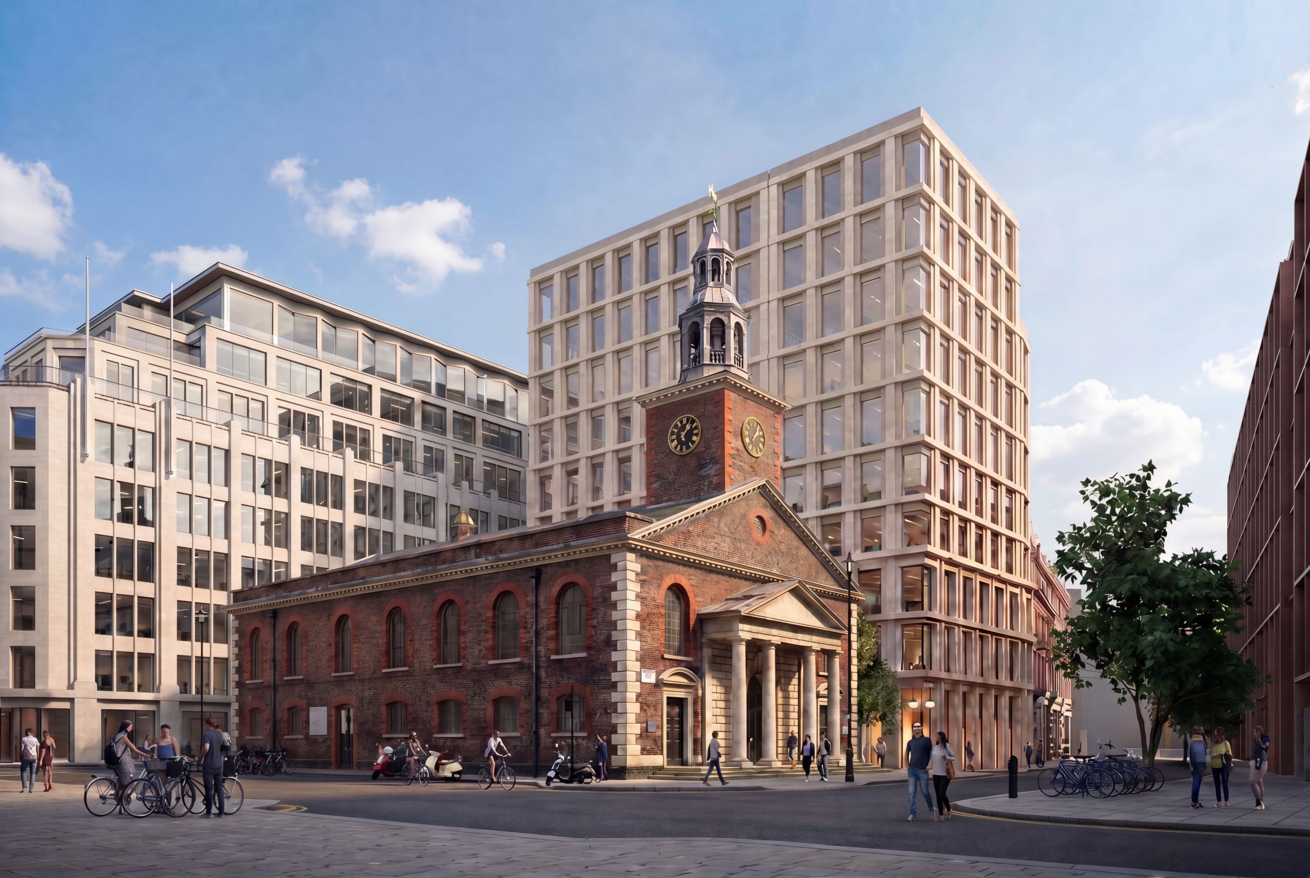 Proposed view from Henrietta Place looking South East